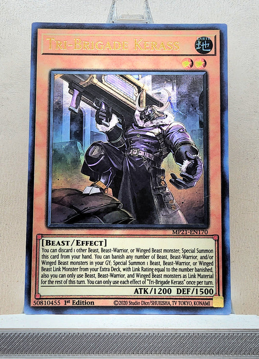 Yugioh! 1x Tri-Brigade Kerass (MP21 - Ultra Rare) 1st Edition