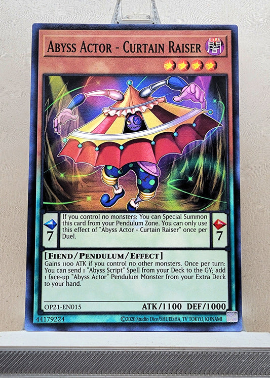 Yugioh! 1x Abyss Actor - Curtain Raiser (OP21 - Common) Unli Edition