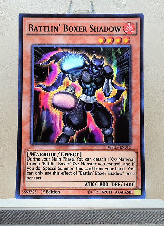 Yugioh! 1x Battlin' Boxer Shadow (WSUP - Super Rare) 1st Edition