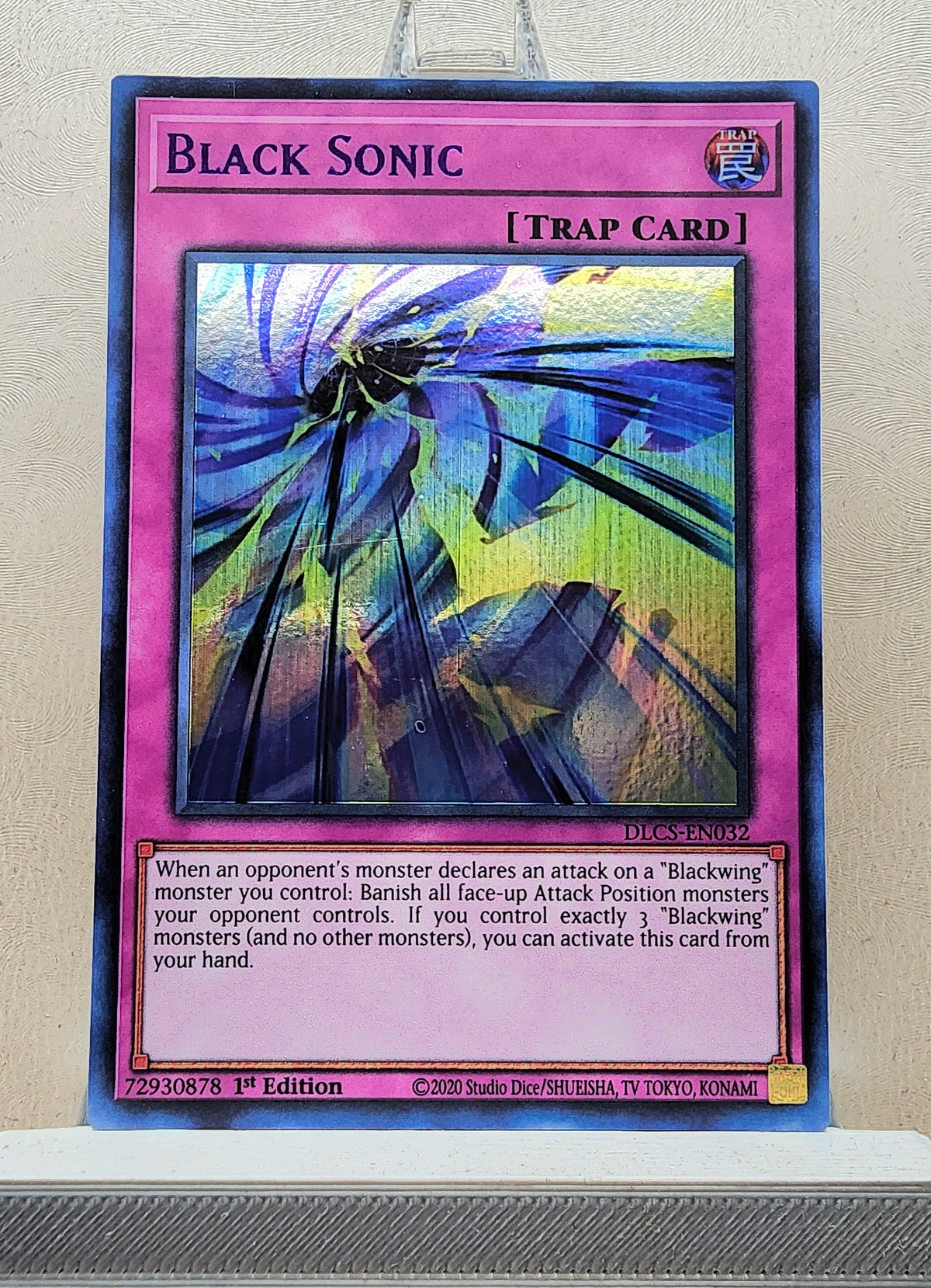 Yugioh! 1x Black Sonic (DLCS - Ultra Rare) 1st Edition