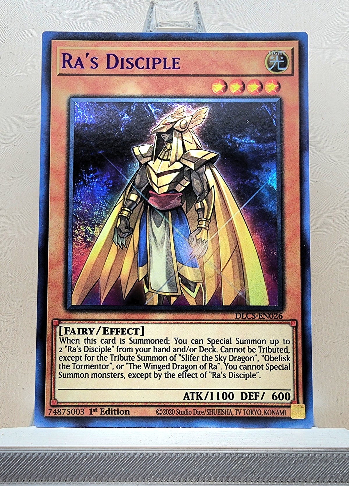 Yugioh! 1x Ra's Disciple (DLCS - Ultra Rare) 1st Edition