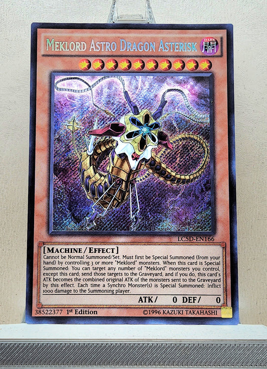 Yugioh! 1x Meklord Astro Dragon Asterisk (LC5D - Secret Rare) 1st Edition