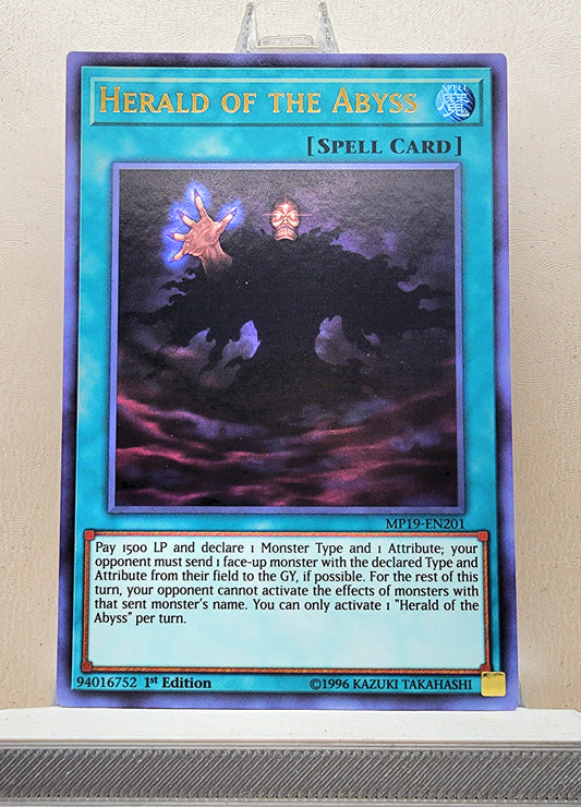 Yugioh! 1x Herald of the Abyss (MP19 - Ultra Rare) 1st Edition