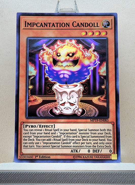 Yugioh! 1x Impcantation Candoll (MP19 - Super Rare) 1st Edition