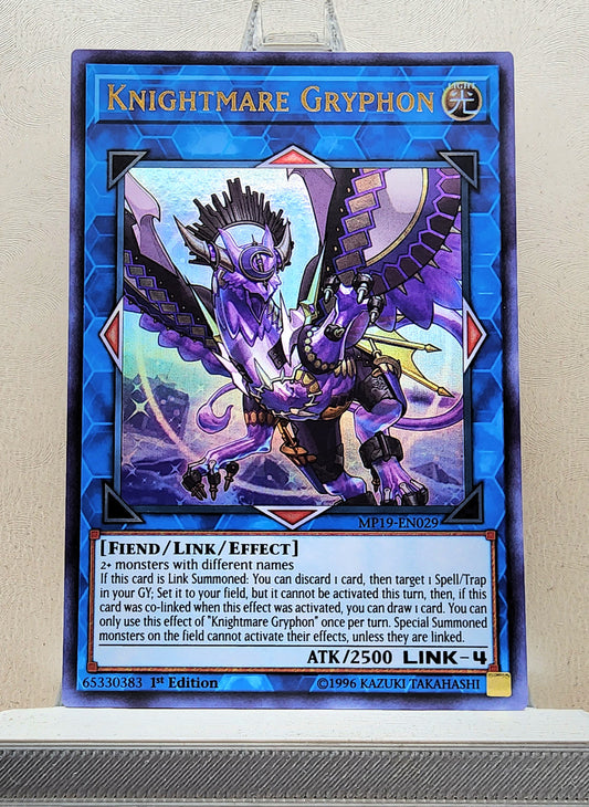 Yugioh! 1x Knightmare Gryphon (MP19 - Ultra Rare) 1st Edition