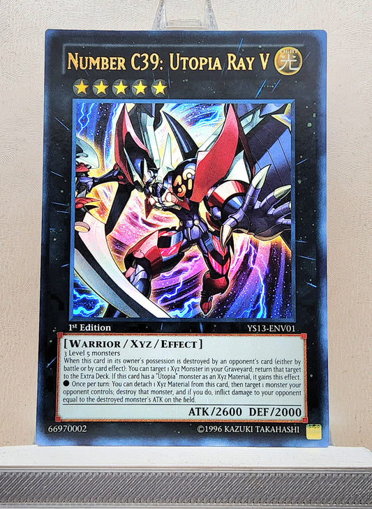 Yugioh! 1x Number C39: Utopia Ray V (YS13 - Ultra Rare) 1st Edition