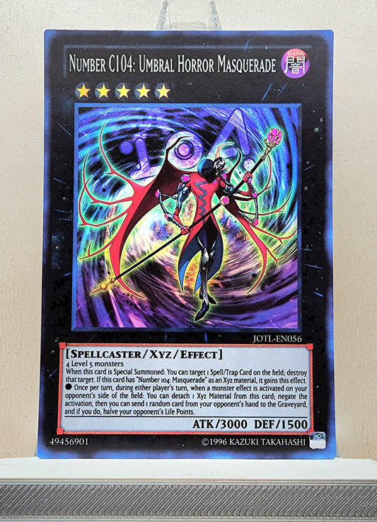 Yugioh! 1x Number C104: Umbral Horror Masquerade (JOTL - Super Rare) Unli Edition