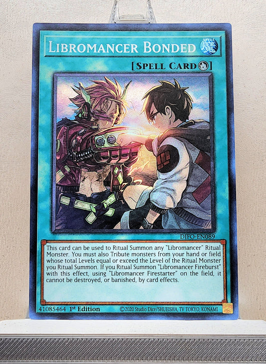 Yugioh! 1x Libromancer Bonded (DIFO - Super Rare) 1st Edition