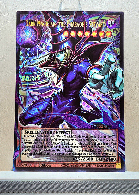 Yugioh! 1x Dark Magician, the Pharaoh's Servant Extended Art (MAMO - Ultra Rare) 1st Edition