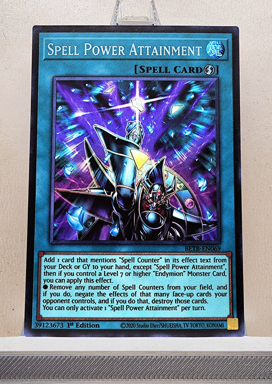 Yugioh! 1x Spell Power Attainment (BETB - Super Rare) 1st Edition