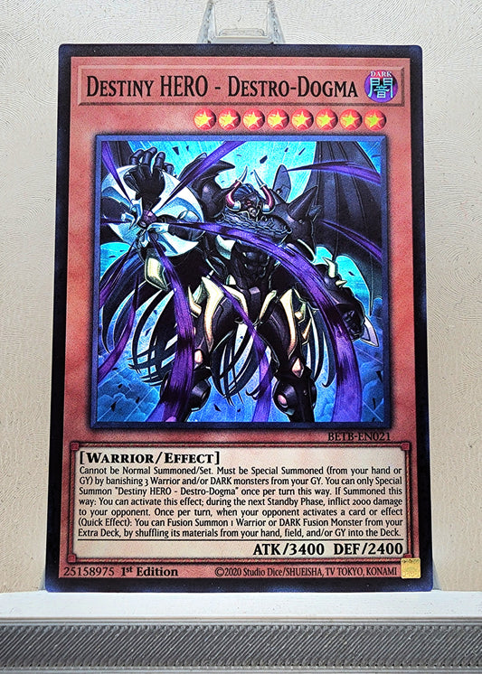 Yugioh! 1x Destiny HERO - Destro Dogma (BETB - Super Rare) 1st Edition