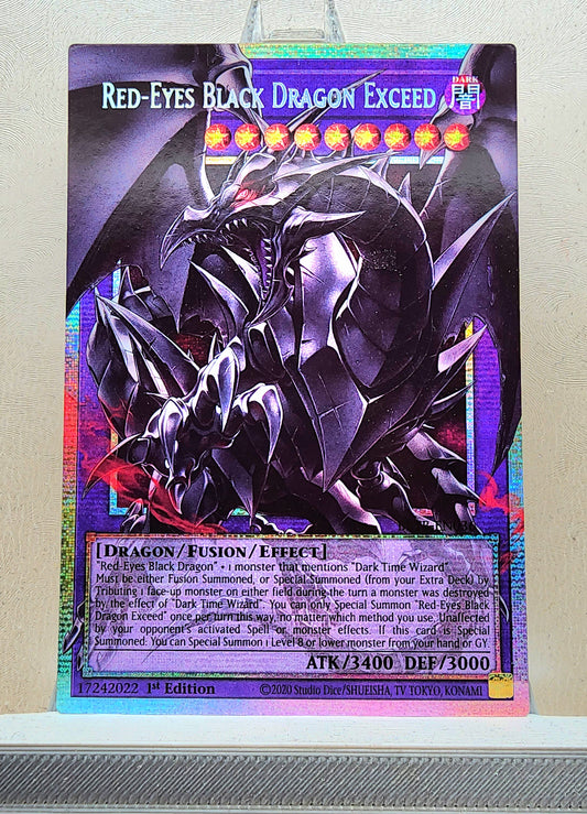 Yugioh! 1x Red-Eyes Black Dragon Exceed Extended Art (BETB - Starlight Rare) 1st Edition