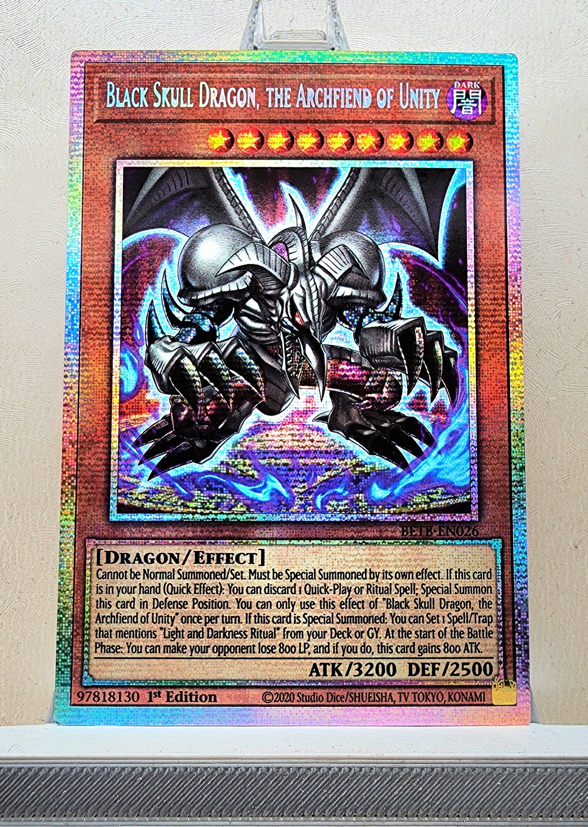 Yugioh! 1x Black Skull Dragon the Archfiend of Unity (BETB - Starlight Rare) 1st Edition