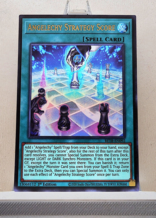 Yugioh! 1x Angelechy Strategy Score (BETB - Ultra Rare) 1st Edition