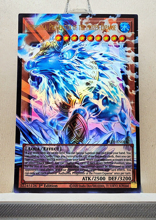 Yugioh! 1x Audhumla Progenitor of the Frozen Expanse Extended Art (BETB - Ultra Rare) 1st Edition