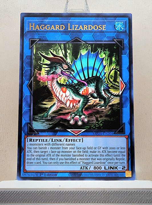Yugioh! 1x Haggard Lizardose (MP25 - Ultra Rare) 1st Edition