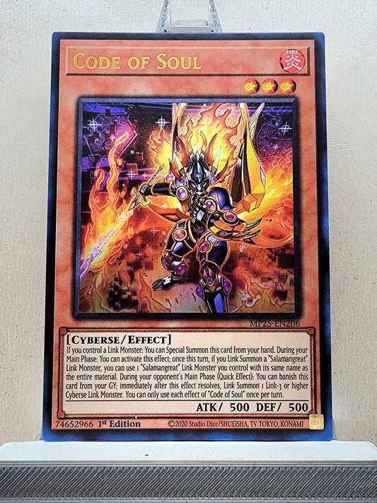 Yugioh! 1x Code of Soul (MP25 - Ultra Rare) 1st Edition