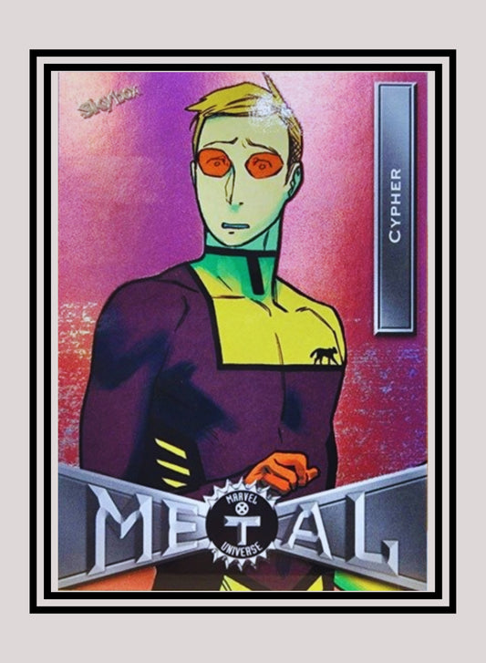 Marvel! 1x Cypher - Base Low Series (#020 - 2021 Upper Deck X-Men Metal Universe)