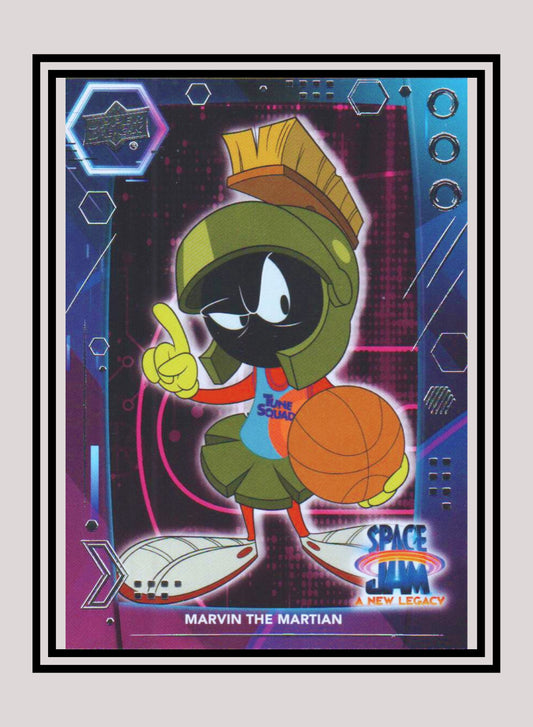 1x Marvin the Martian - Base/Blue Parallel (#20 - 2021 Upper Deck Space Jam: A New Legacy)