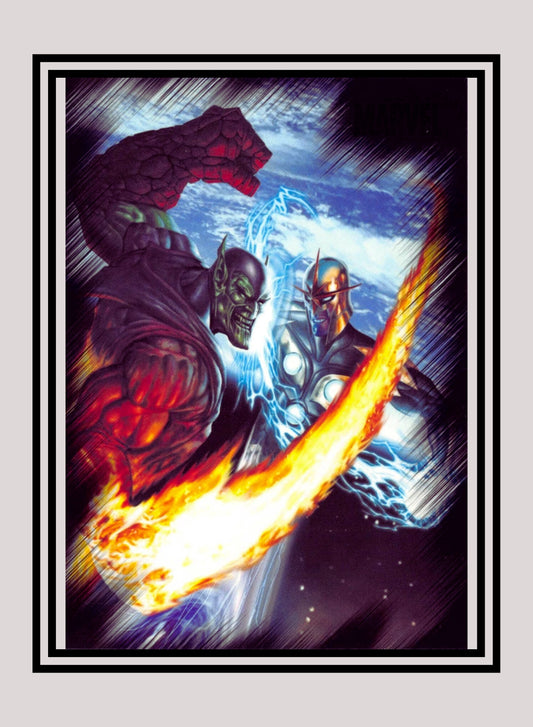 Marvel! 1x Nova vs. Super-Skrull - Base (#20 - 2010 Rittenhouse Marvel Heroes & Villains)