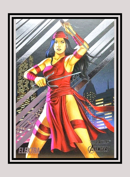 Marvel! 1x Elektra - Base (#20 - 2022 Fleer Ultra Avengers)