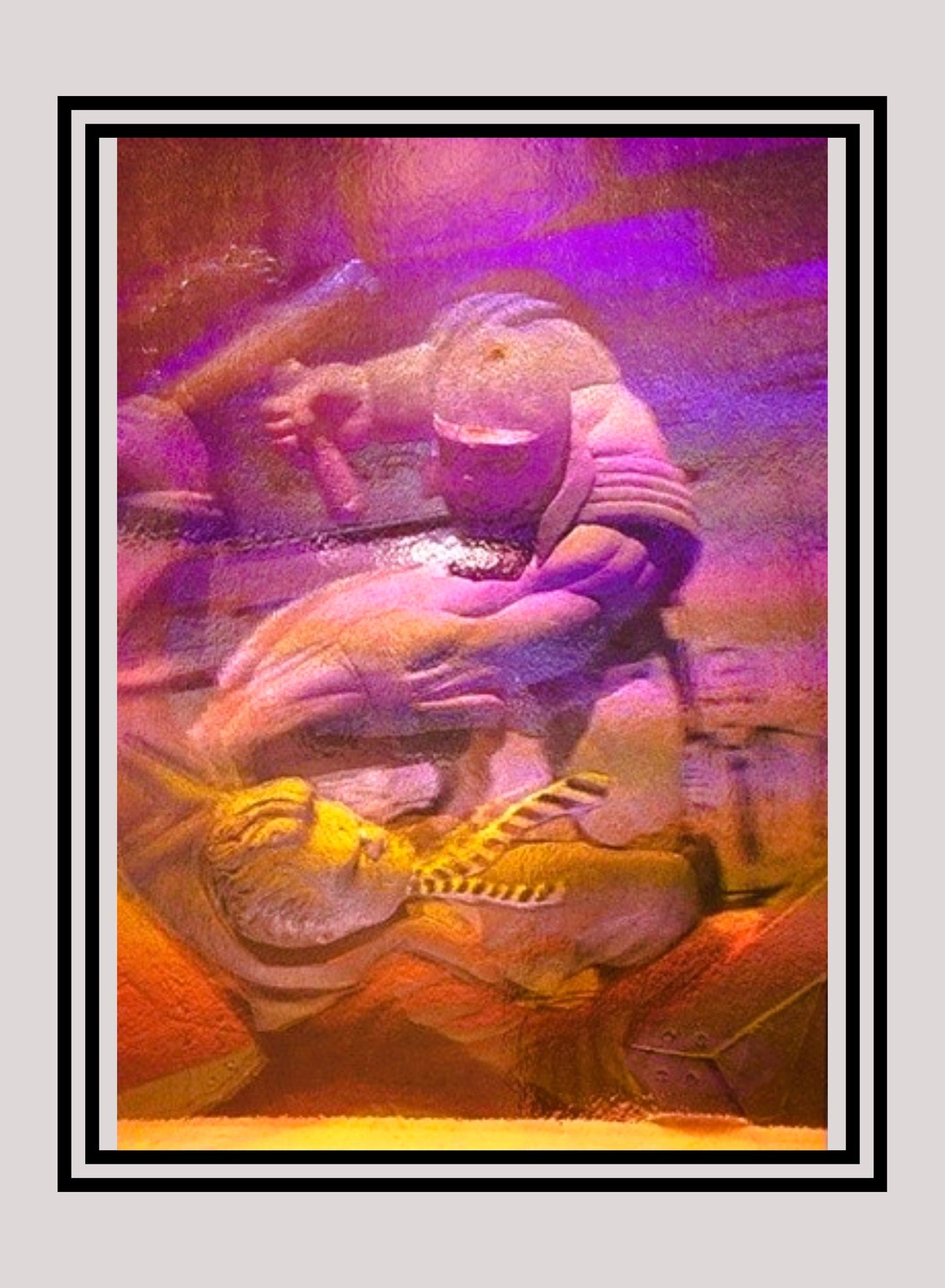 DC! 1x Like Gangbusters! - Red Hologram (#20 - 1996 Fleer Superman Hologram Series)