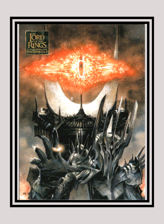 LOTR! 1x The Eye of Sauron - Base (#20 - 2008 Lord of the Rings: Masterpieces II)