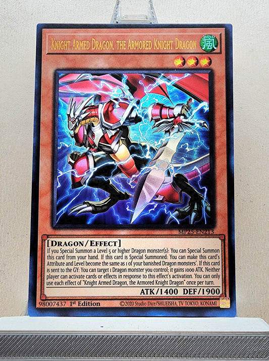 Yugioh! 1x Knight Armed Dragon, the Armored Knight Dragon (MP25 - Ultra Rare) 1st Edition