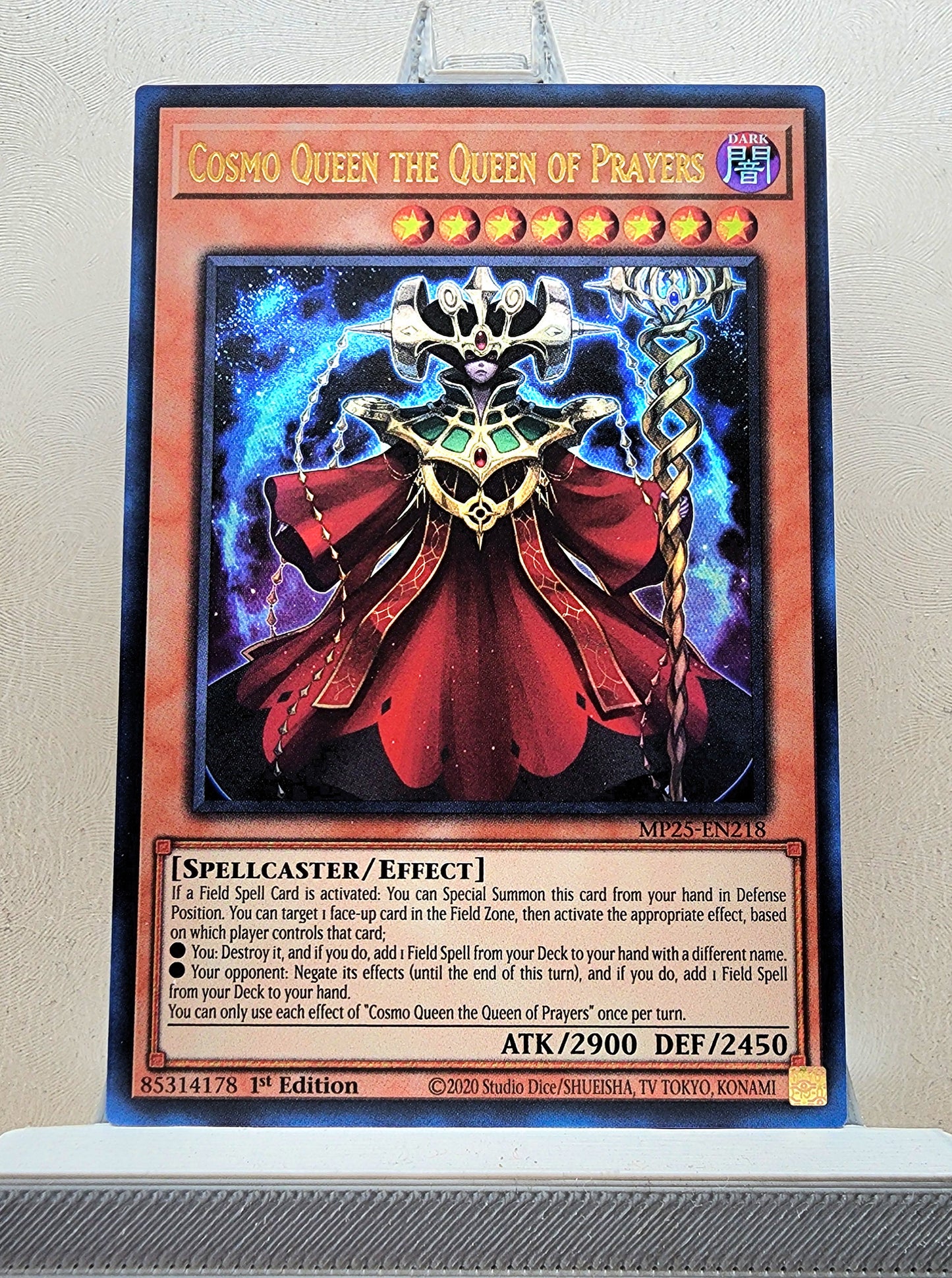 Yugioh! 1x Cosmo Queen the Queen of Prayers (MP25 - Ultra Rare) 1st Edition