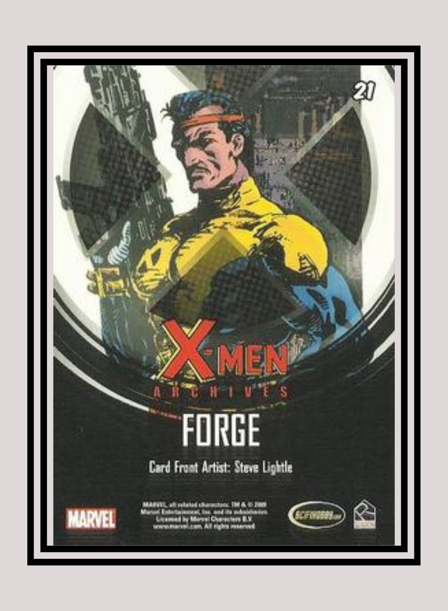 Marvel! 1x Forge - Base (#21 - 2009 Rittenhouse X-Men Archives)