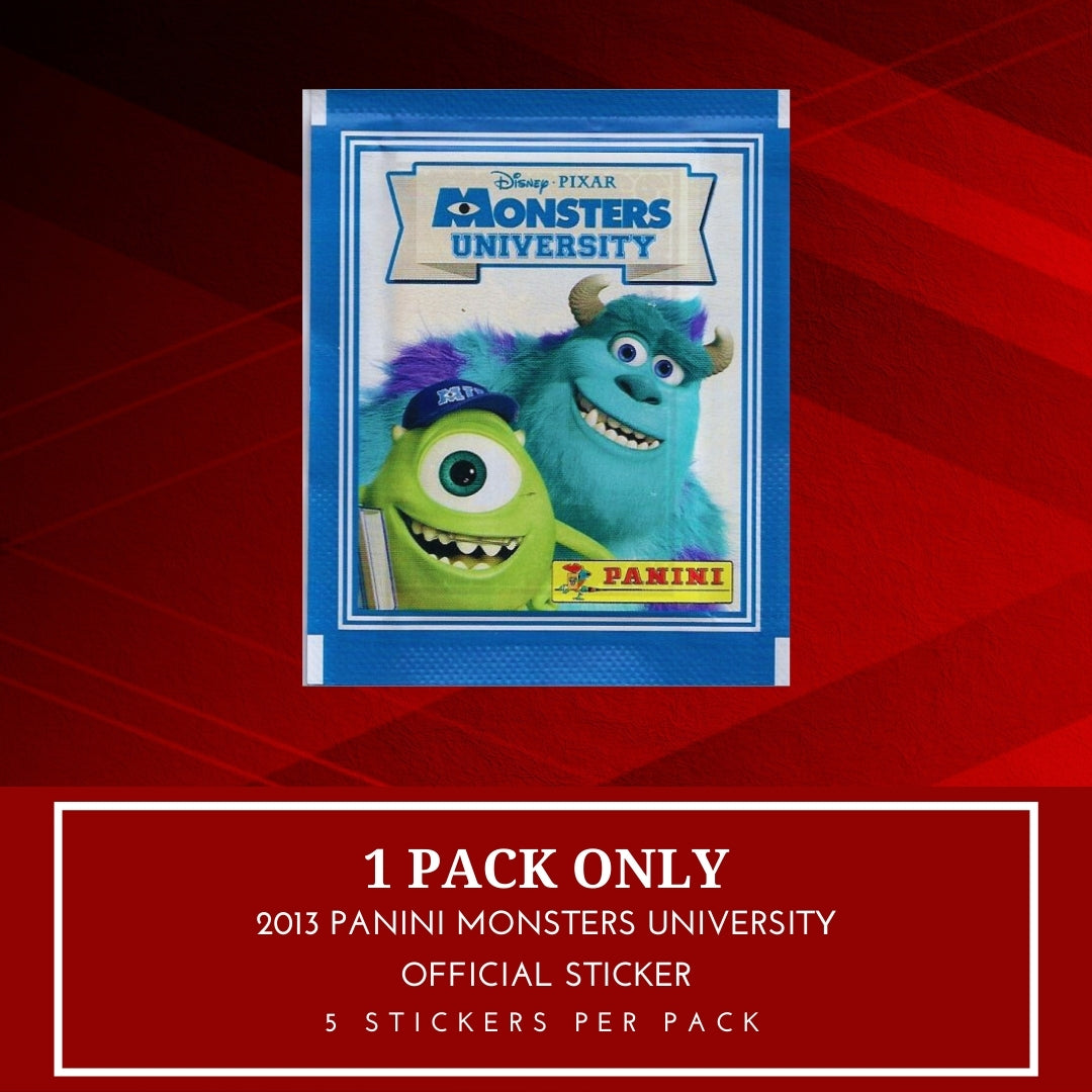 1x 2013 Panini Monsters University - Sticker Pack (SEALED)