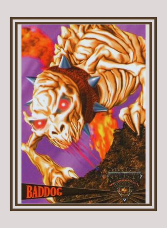 1x Baddog - Base (#021 - 1995 Fleer Ultra Skeleton Warriors)