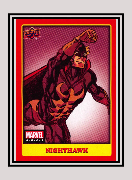 Marvel! 1x Nighthawk - Base (#225 - 2020 Upper Deck Marvel Ages)
