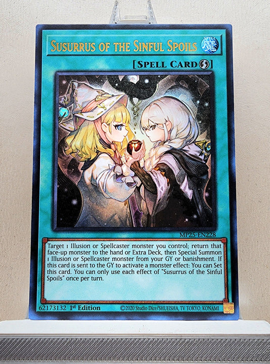 Yugioh! 1x Susurrus of the Sinful Spoils (MP25 - Ultra Rare) 1st Edition