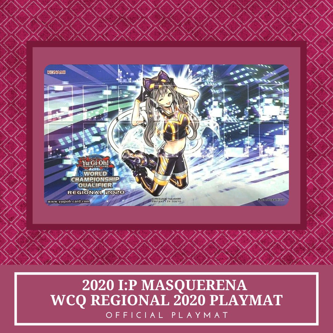 Yugioh! 1x 2020 I:P Masquerena World Championship Qualifier Regional 2020 (Official Playmat)