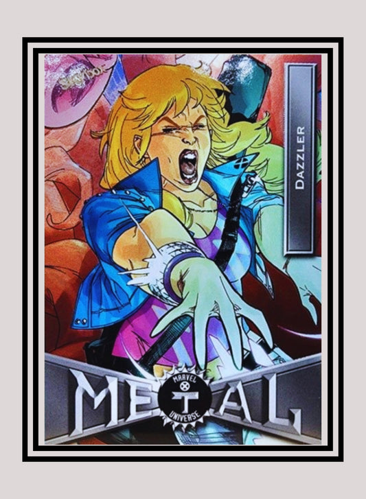 Marvel! 1x Dazzler - Base Low Series (#022 - 2021 Upper Deck X-Men Metal Universe)