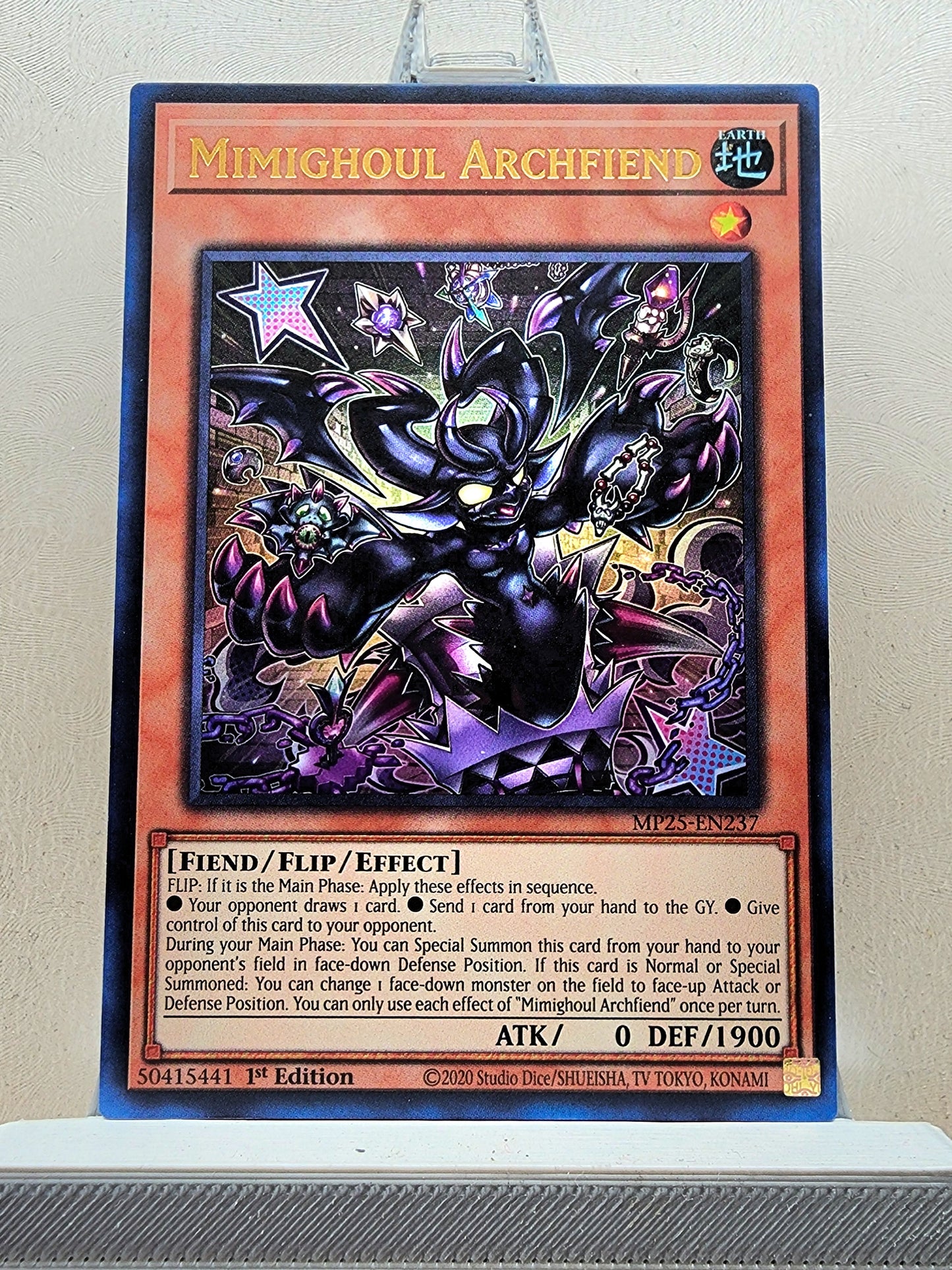 Yugioh! 1x Mimighoul Archfiend (MP25 - Ultra Rare) 1st Edition