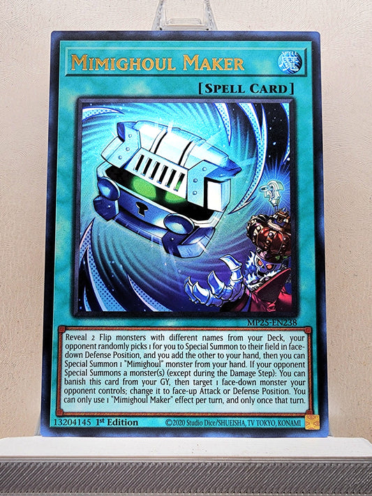 Yugioh! 1x Mimighoul Maker (MP25 - Ultra Rare) 1st Edition