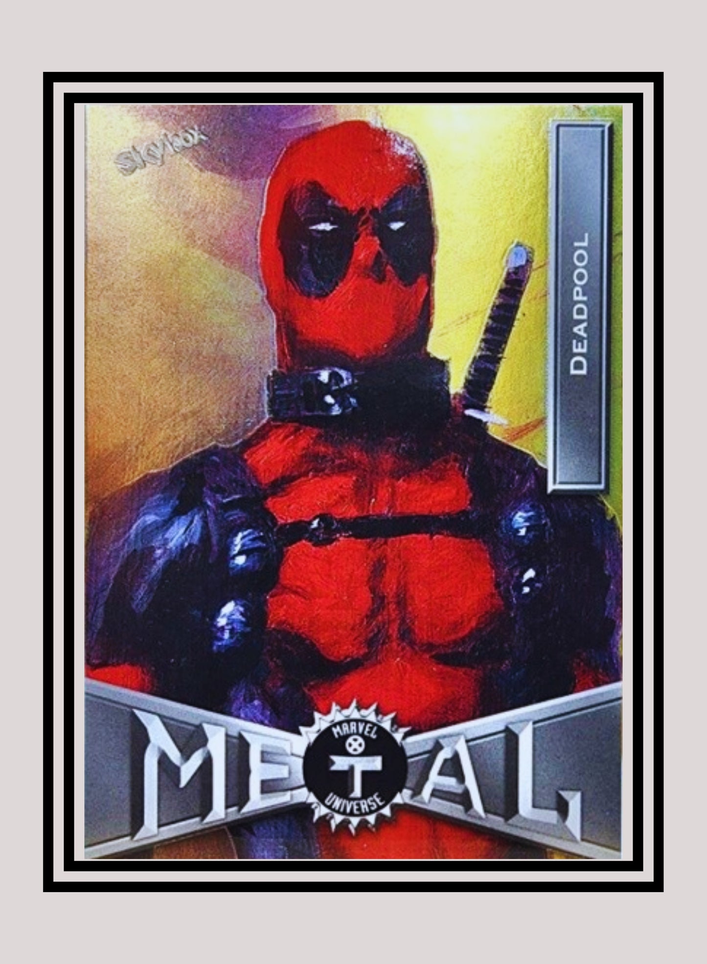 Marvel! 1x Deadpool - Base Low Series (#023 - 2021 Upper Deck X-Men Metal Universe)