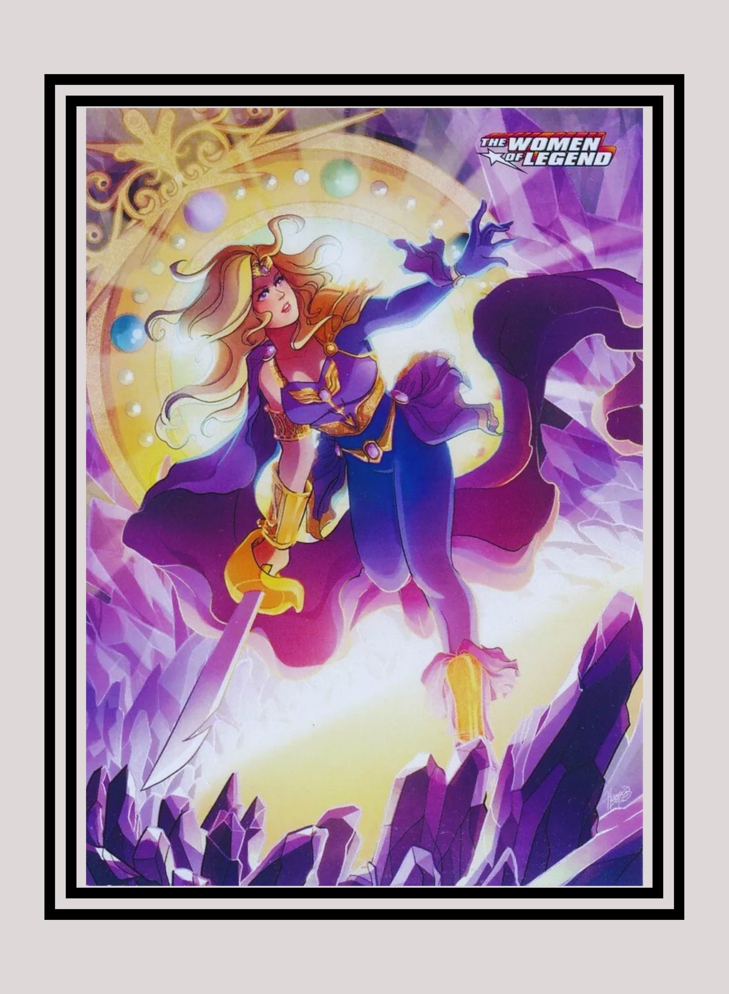 DC! 1x Amethyst - Base (#23 - 2013 Cryptozoic The Women of Legend)