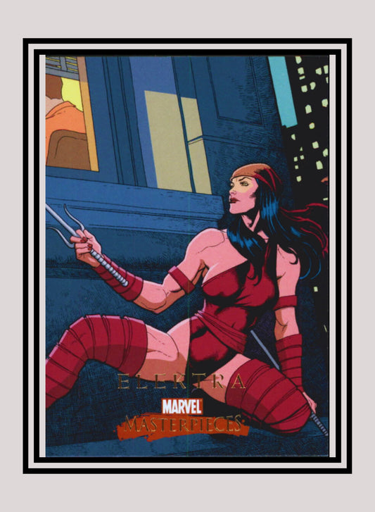 Marvel! 1x Elektra - Base (#23 - 2008 Upper Deck Marvel Masterpieces Series 2)