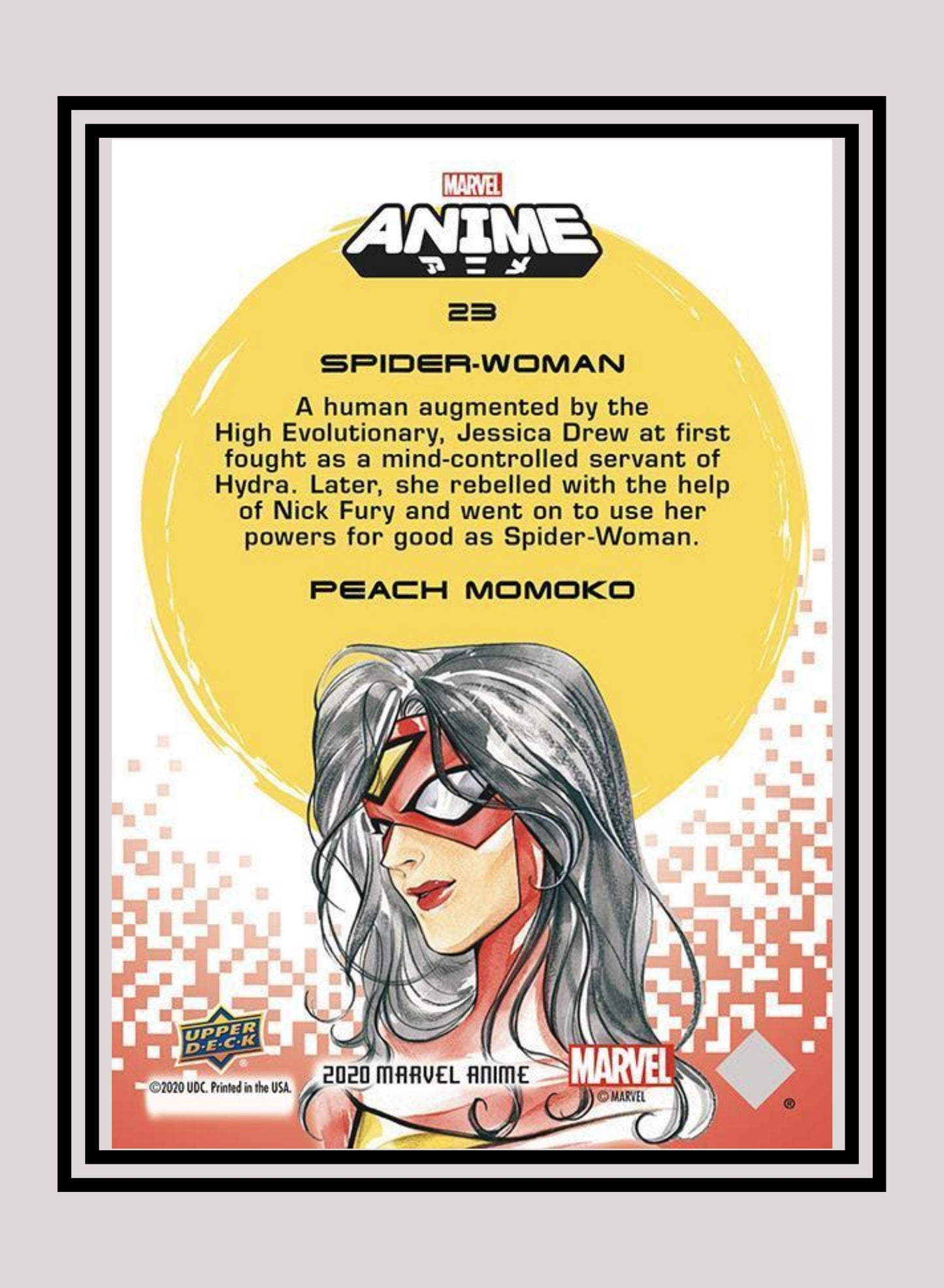 Marvel! 1x Spider-Woman - Base (#23 - 2020 Upper Deck Marvel Anime)