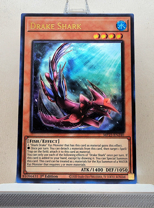 Yugioh! 1x Drake Shark (MP25 - Ultra Rare) 1st Edition