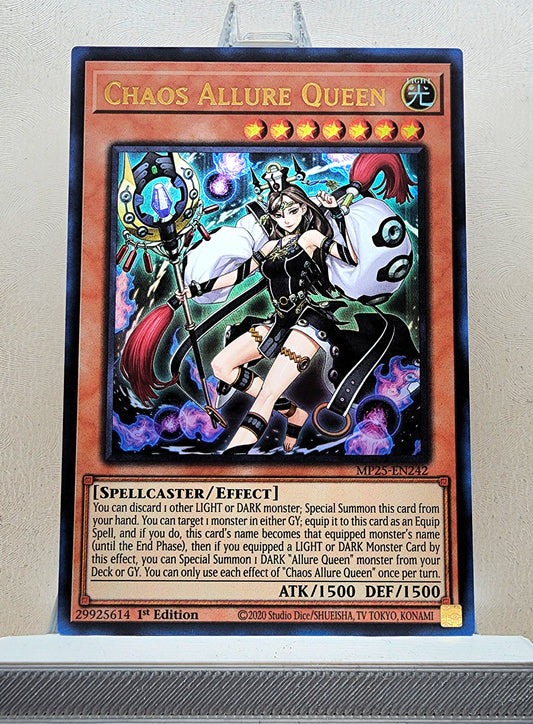Yugioh! 1x Chaos Allure Queen (MP25 - Ultra Rare) 1st Edition