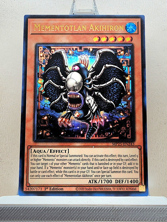 Yugioh! 1x Mementotlan Akihiron (MP25 - Ultra Rare) 1st Edition