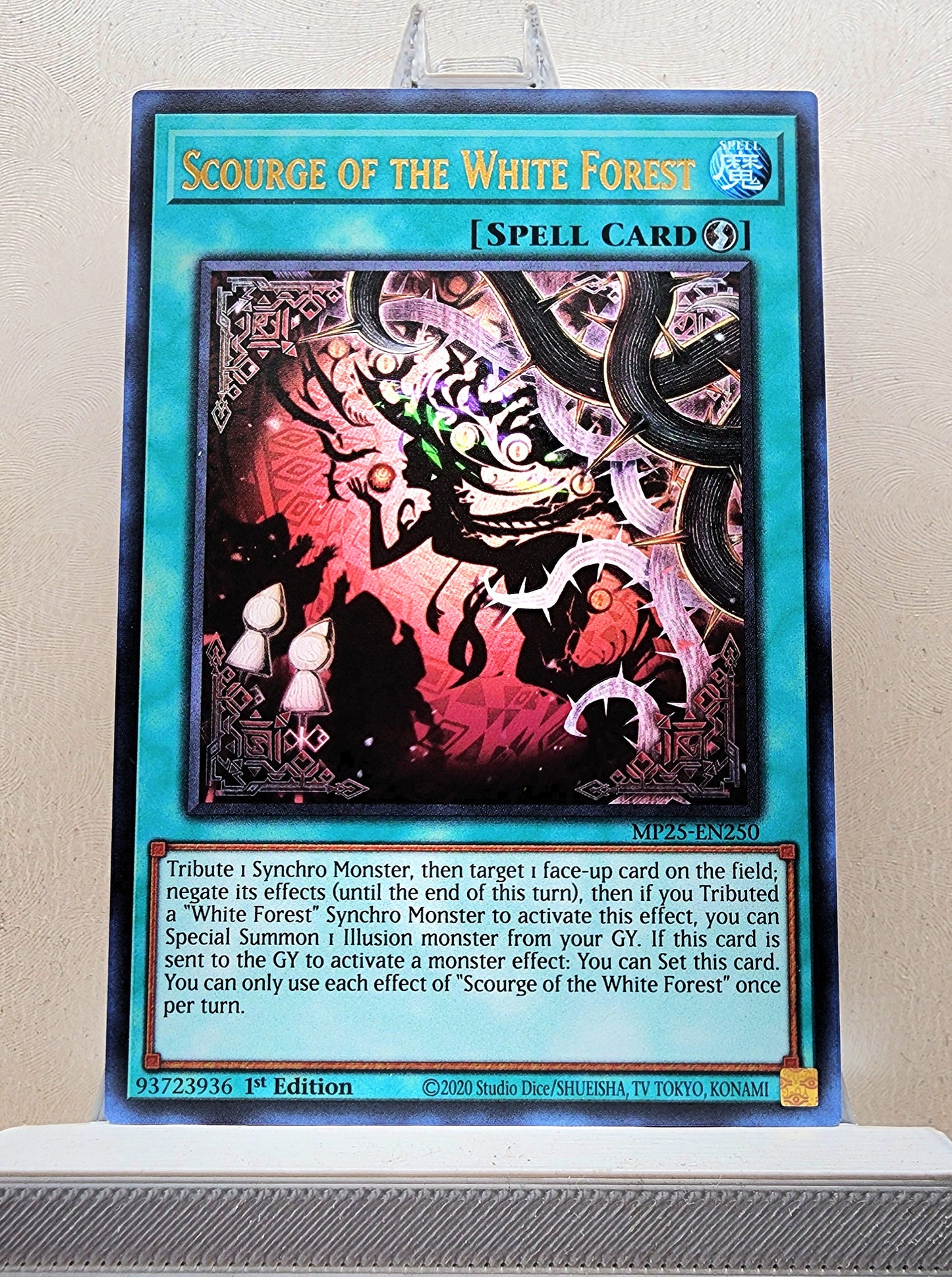 Yugioh! 1x Scourge of the White Forest (MP25 - Ultra Rare) 1st Edition