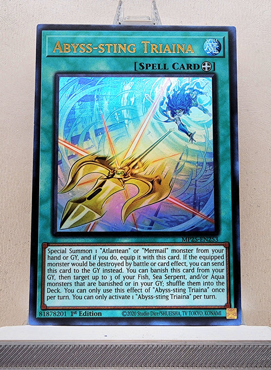 Yugioh! 1x Abyss-sting Triaina (MP25 - Ultra Rare) 1st Edition