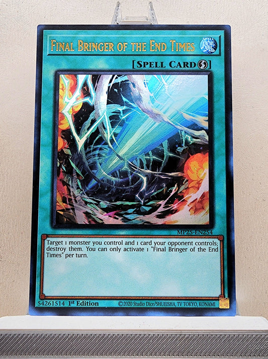 Yugioh! 1x Final Bringer of the End Times (MP25 - Ultra Rare) 1st Edition