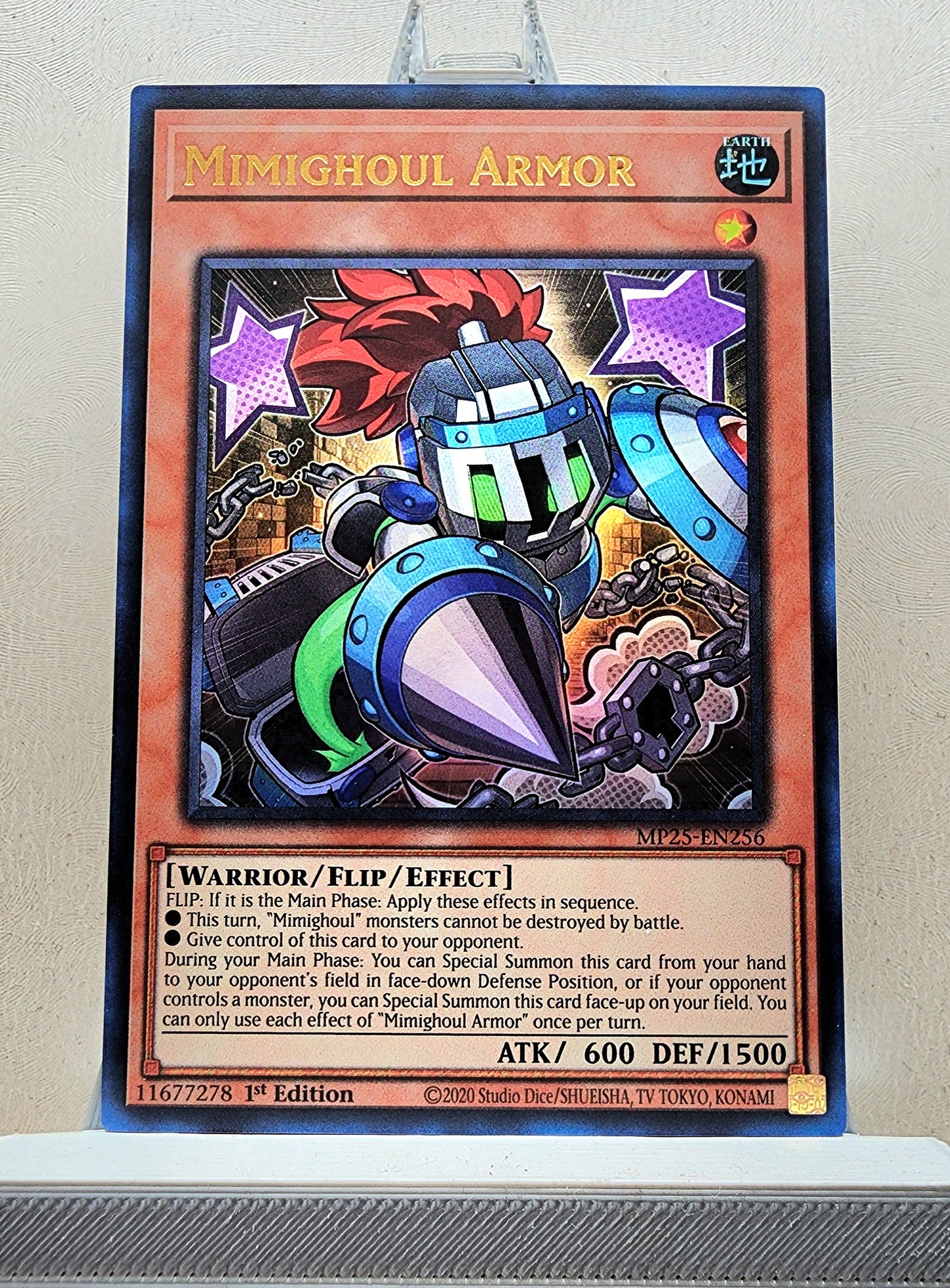 Yugioh! 1x Mimighoul Armor (MP25 - Ultra Rare) 1st Edition