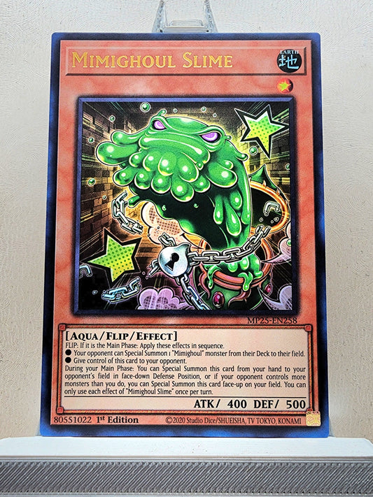 Yugioh! 1x Mimighoul Slime (MP25 - Ultra Rare) 1st Edition